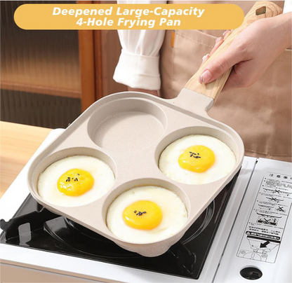 Dessini Egg Pan 4 Holes Beige