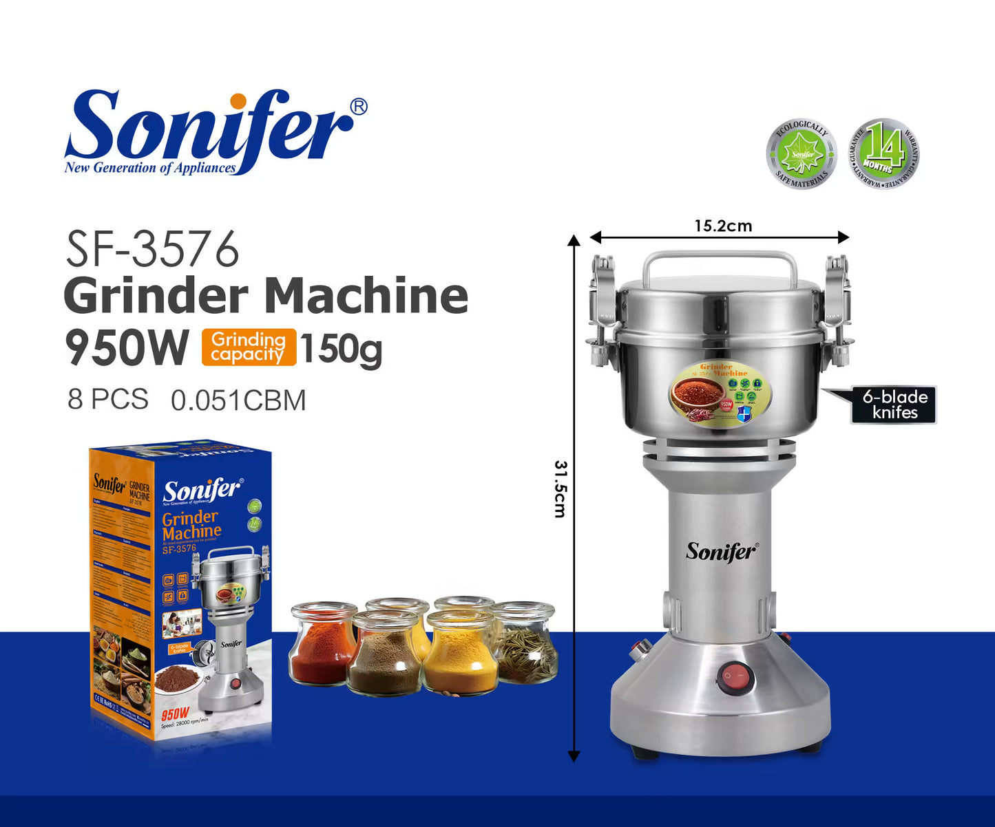 Sonifer Grinder Machine - SF3576