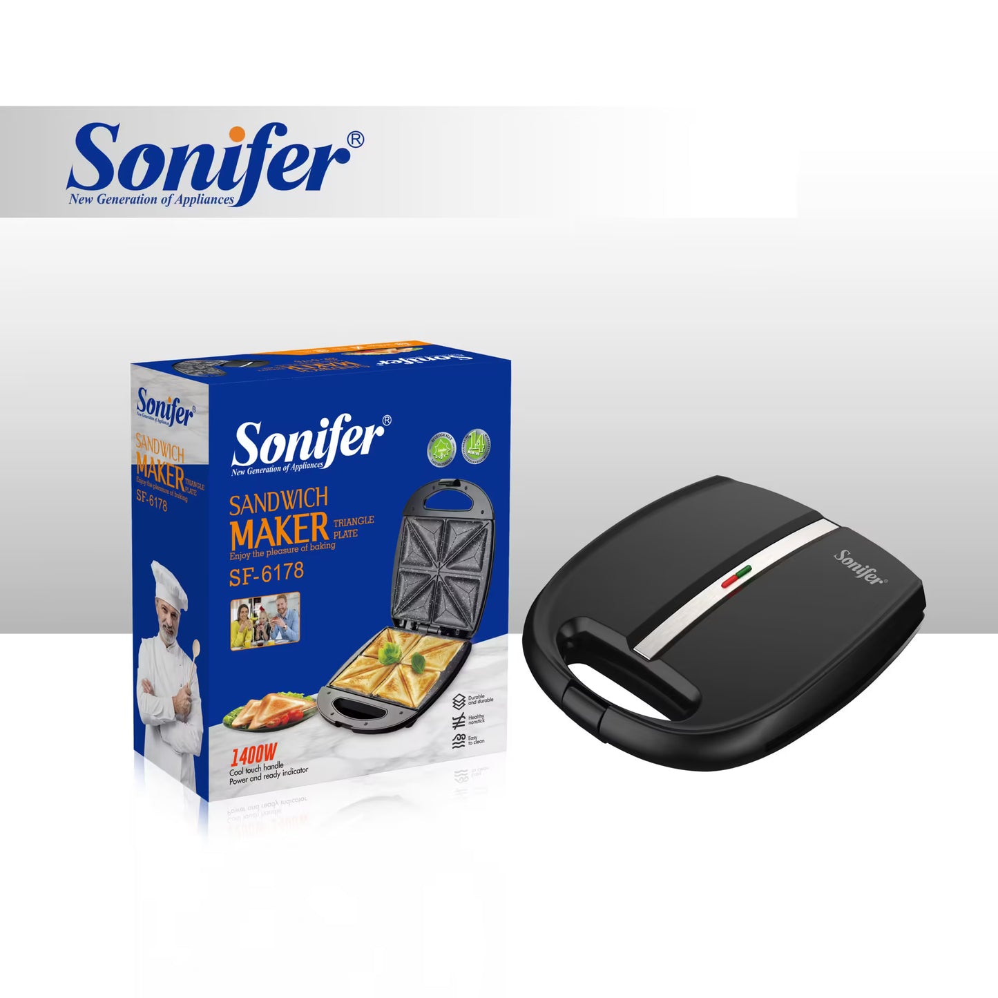 Sonifer Sandwich Maker - SF6178