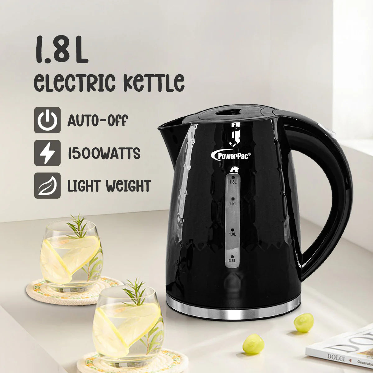 PowerPac 1.8L Kettle Jug - PPJ2010