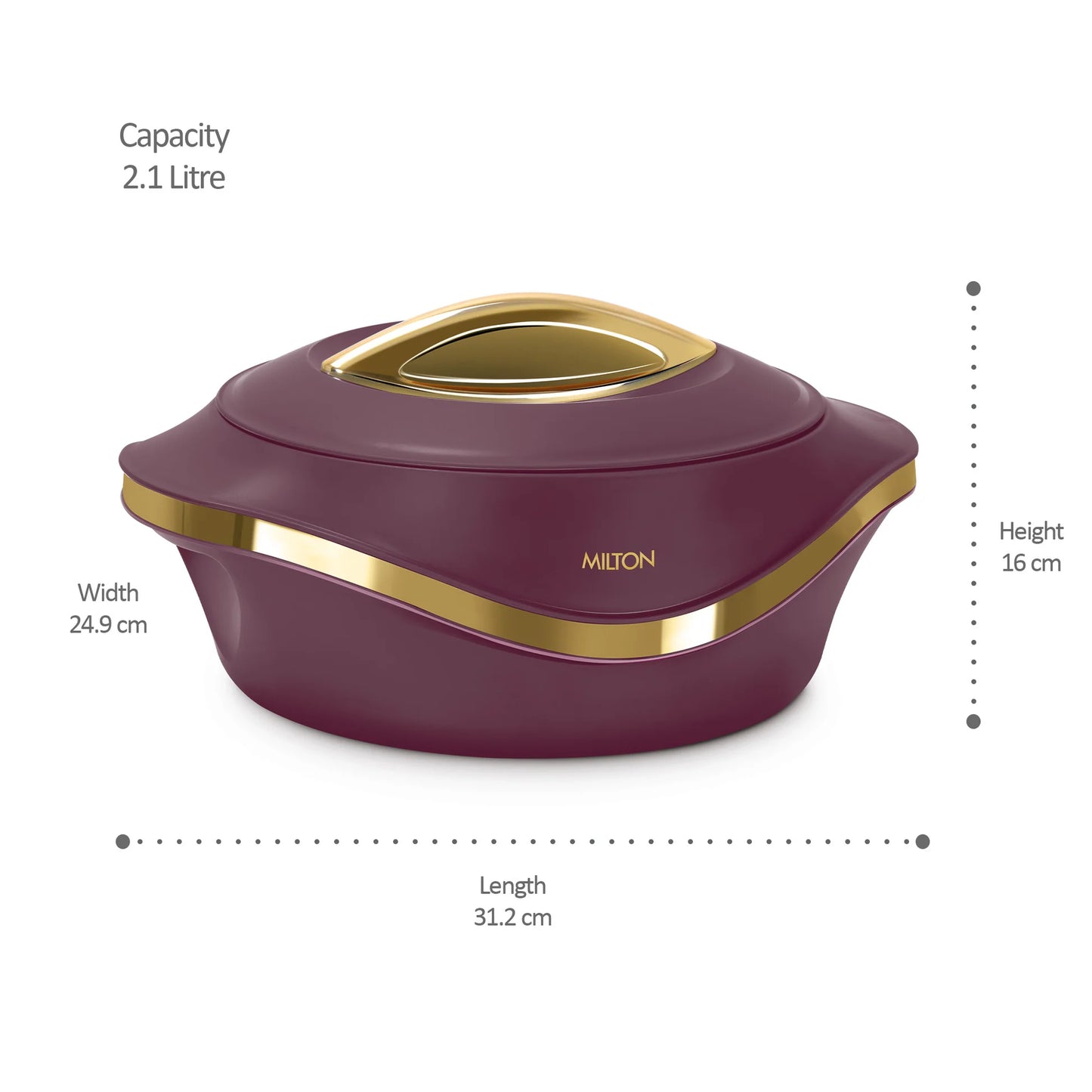 Milton Pearl 2500 - Thermoware Insulated Casserole