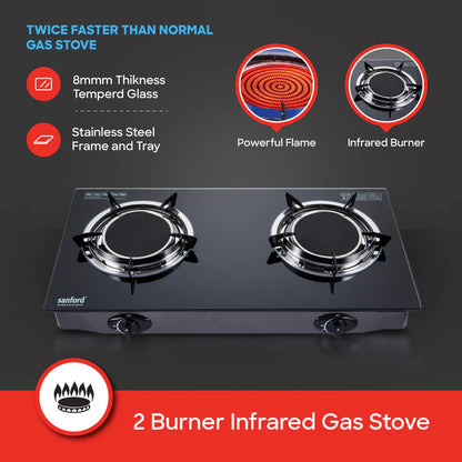 Sanford 2 Burner Gas Stove - SF5351IGC