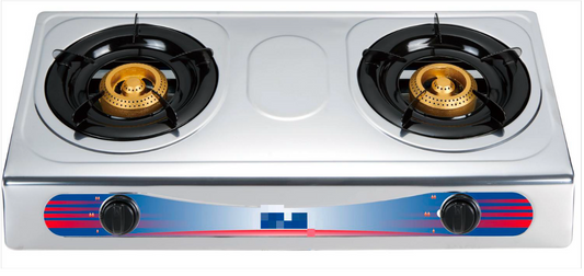 Hisun Honey Comb SS 2 Burner Gas Stove - ATG210