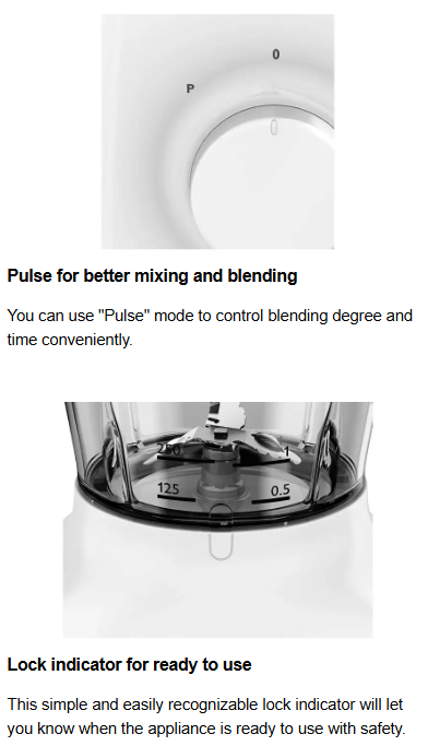 Philips Pro Blend 4 Daily Collection Blender - HR2104