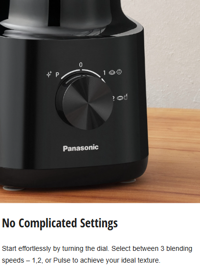 Panasonic Blender with 2 Dry Mills - MXCP3121
