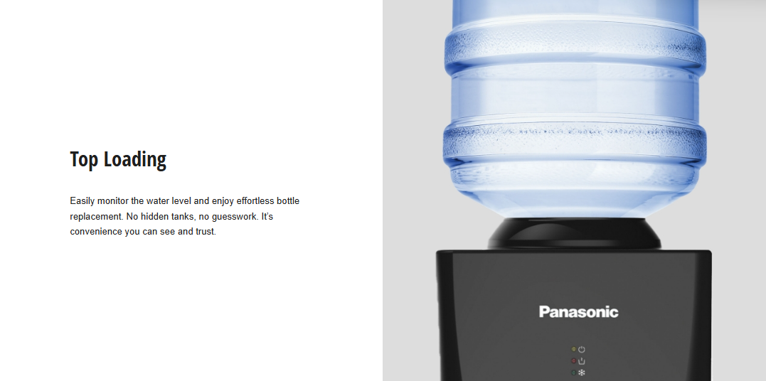 Panasonic Top Load Water Dispenser - SDMWD3128TF