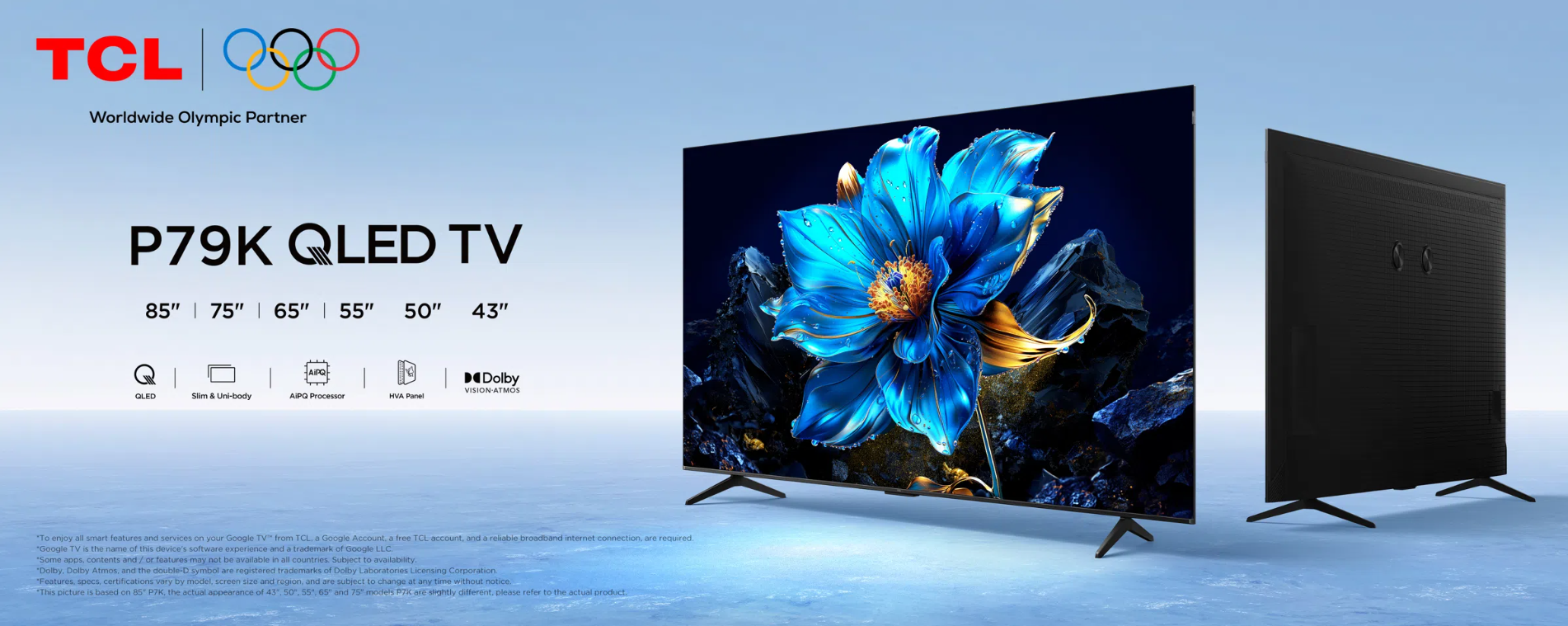 TCL 65" 4K QLED TV - 65P7K