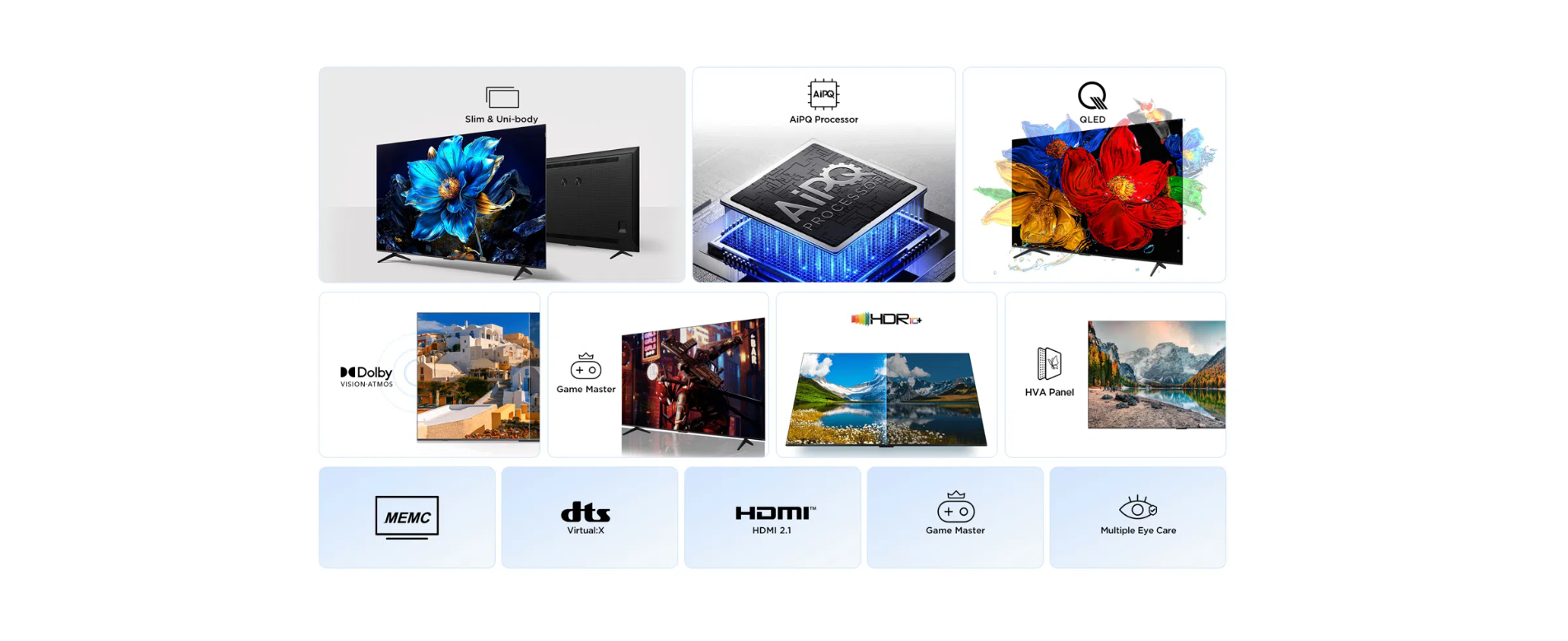 TCL 65" 4K QLED TV - 65P7K