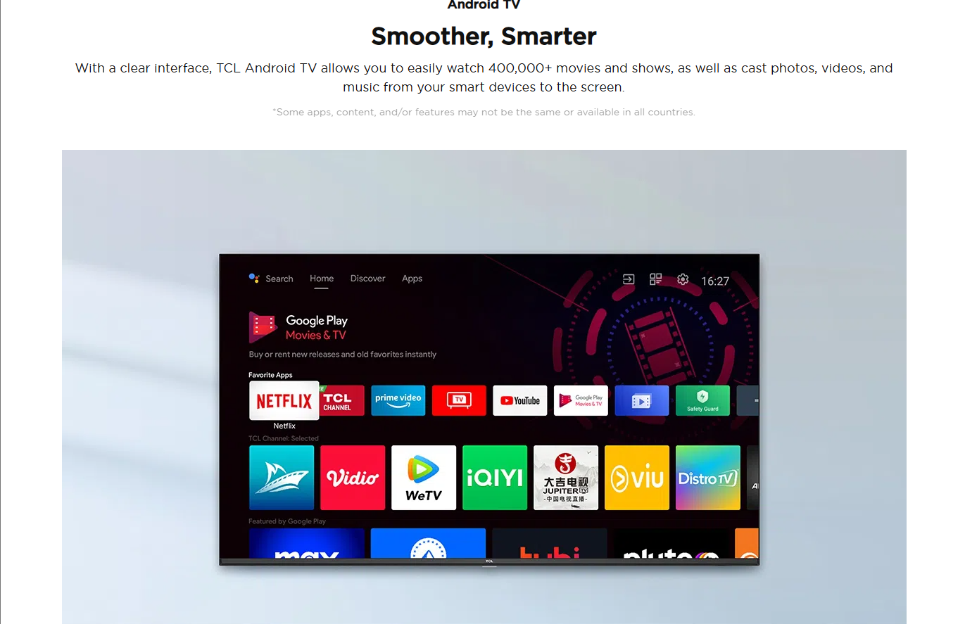 TCL 32" Smart TV - 32S4500A