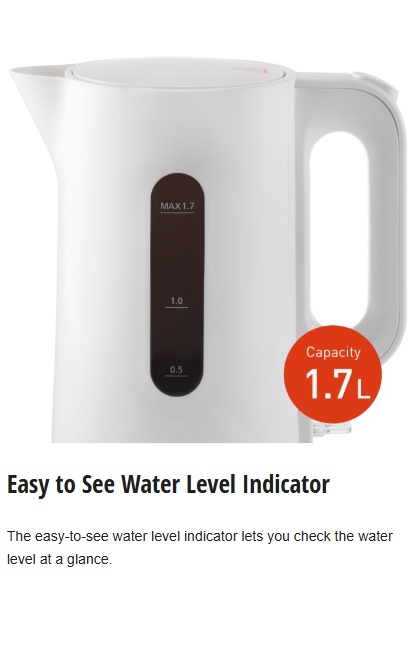 Panasonic 1 .7L Electric Kettle - NCK101