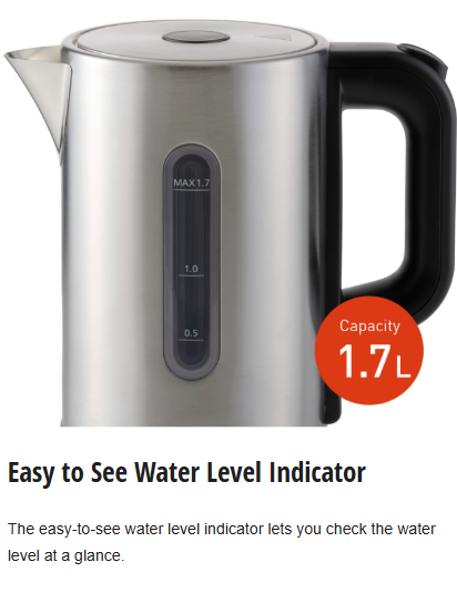Panasonic 1.7L Electric Kettle - NCK301
