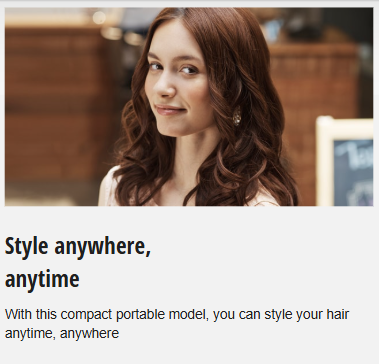 Panasonic Straight and Curl Hair Straightener - EHHV11K