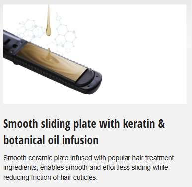 Panasonic Straight and Curl Hair Straightener - EHHV11K