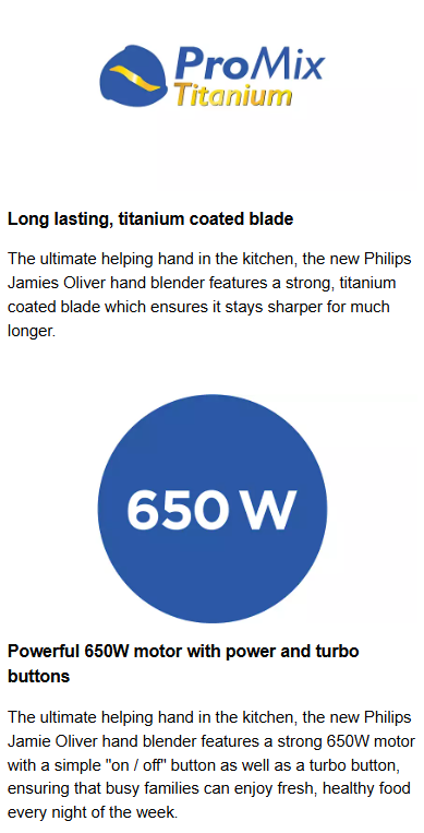 Philips Hand Blender - HR1680