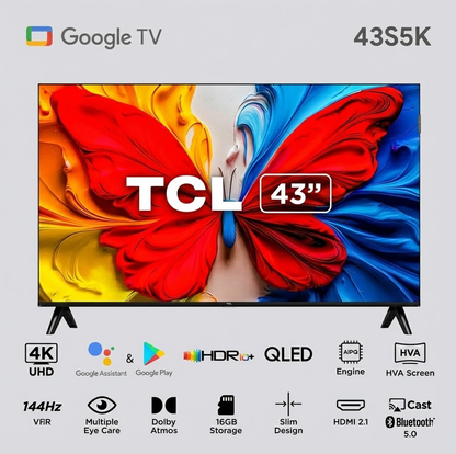 TCL 43" QLED TV - 43S5K