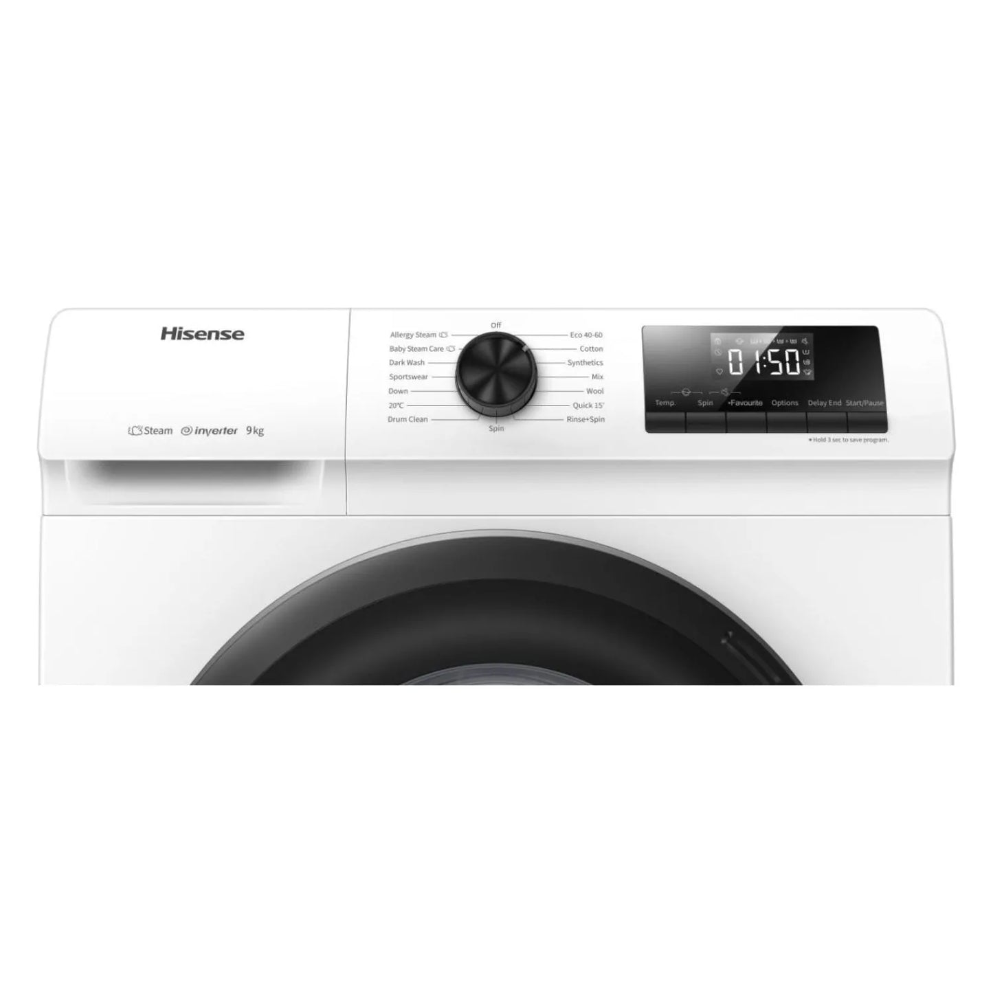 Hisense 9KG Front Load Washing Machine - WFQP9014EVMT