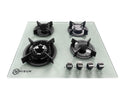 Hisun 4 Burner Gas Stove White - AQB412