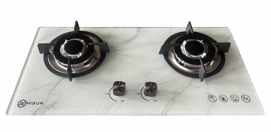 Hisun Stove Sabaf Burner Gas Stove Marble Design -  AQB202