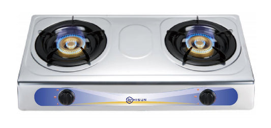 Hisun Honey Comb SS 2 Burner Gas Stove - ATG210