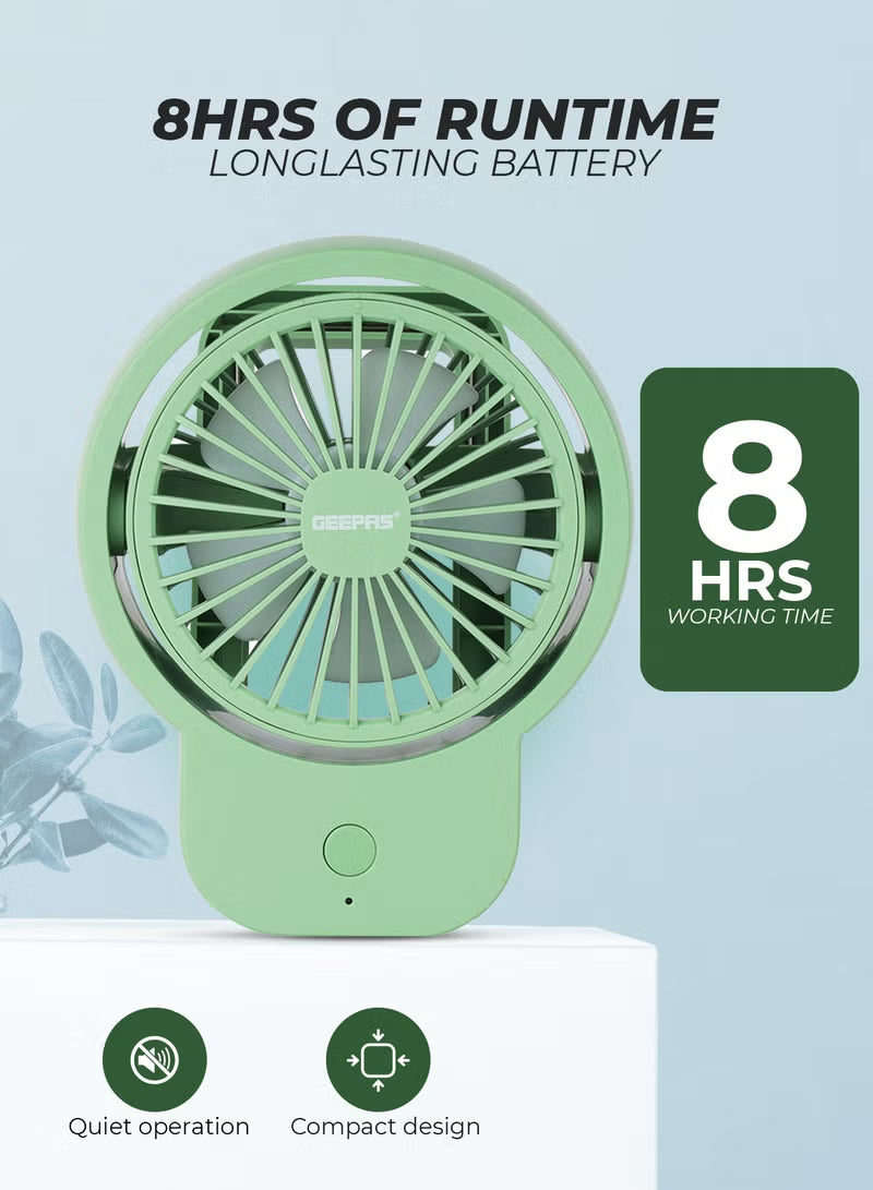 Geepas Mini Rechargeable Clip Fan - GF21221