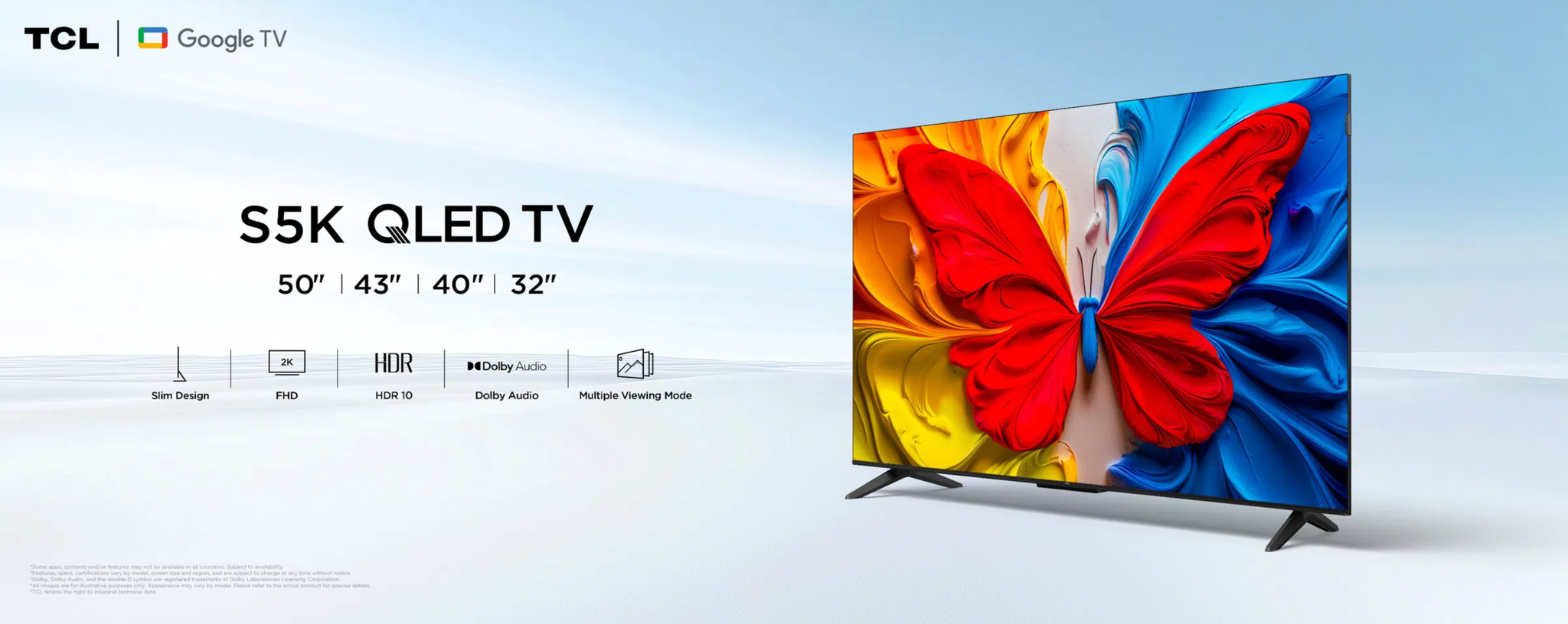 TCL 43" QLED TV - 43S5K