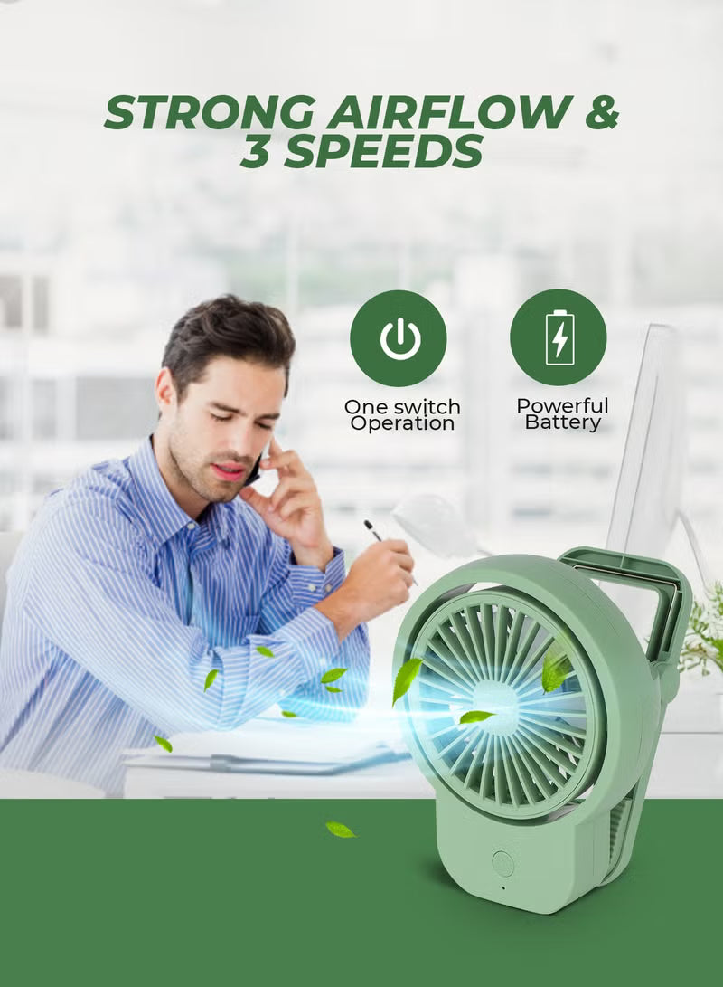 Geepas Mini Rechargeable Clip Fan - GF21221