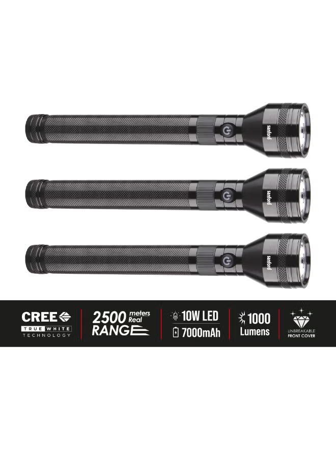 Sanford 3 in 1 Rechargeable LED Flashlight FORCE series - SF6181SLC