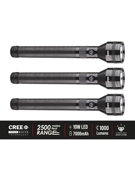 Sanford 3 in 1 Rechargeable LED Flashlight FORCE series - SF6181SLC
