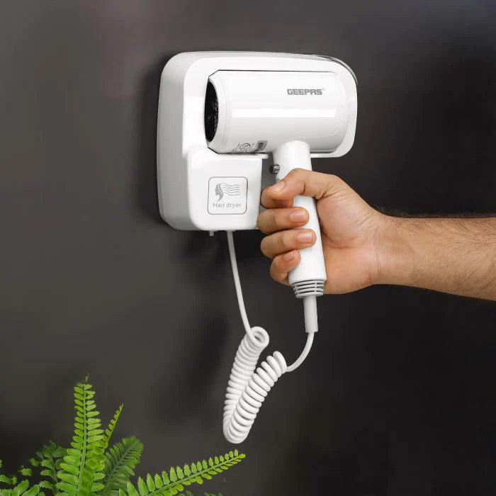 Geepas Wall Mounted Hair Dryer - GHD86073