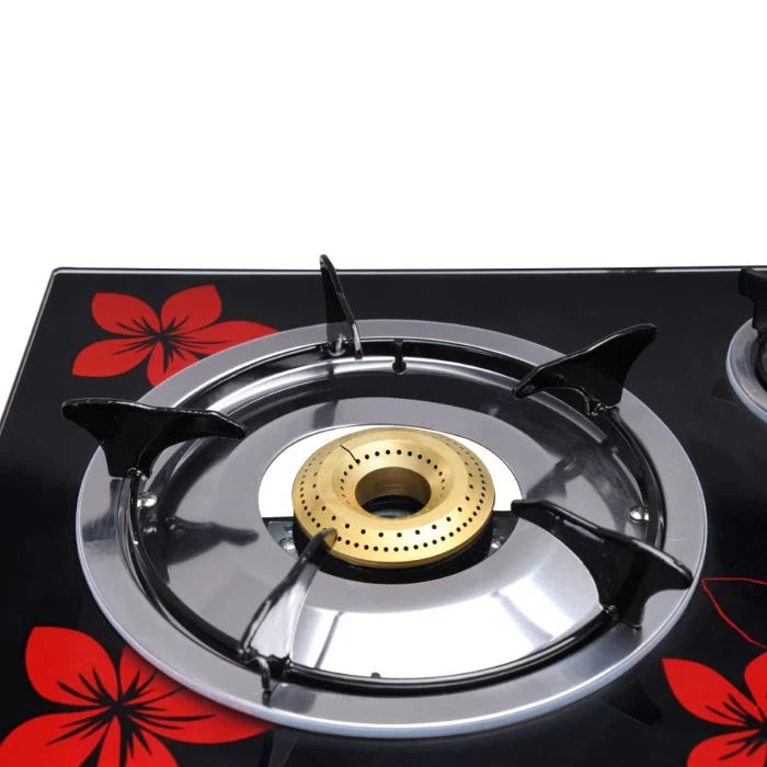 Geepas Gas 3 Burner Glass Top - GK6759