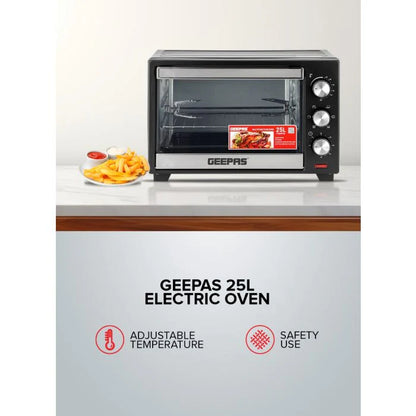 Geepas 25L Electric Oven Rotisserie - GO34040