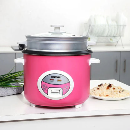 Geepas 1.8L Deluxe Rice Cooker - GRC4329