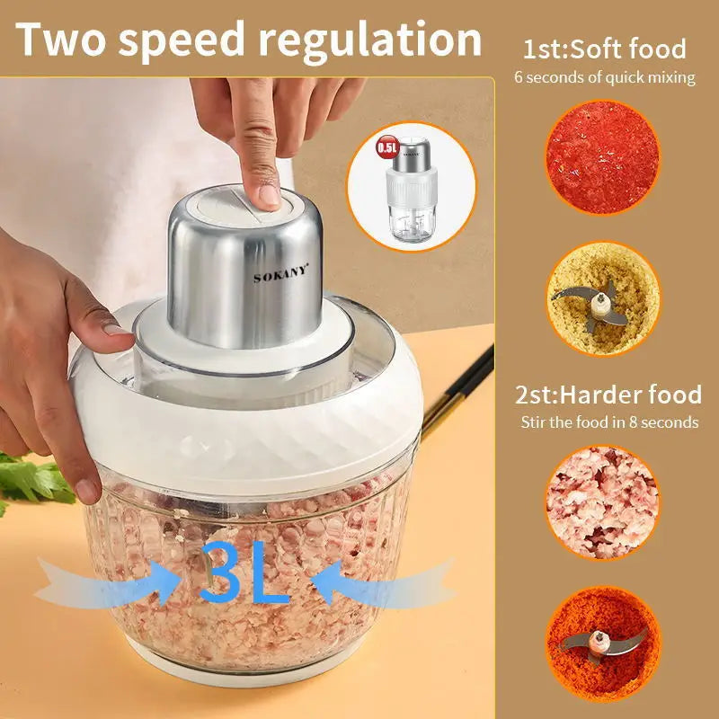 Sokany Wonder Chopper Grinder - SKYM7032