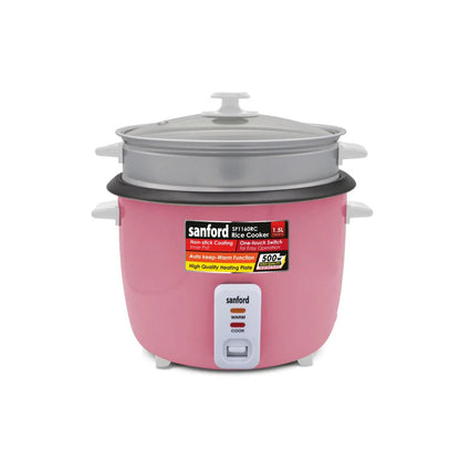 Sanford 1.5L Automatic Rice Cooker Glass Top - SF1160RC