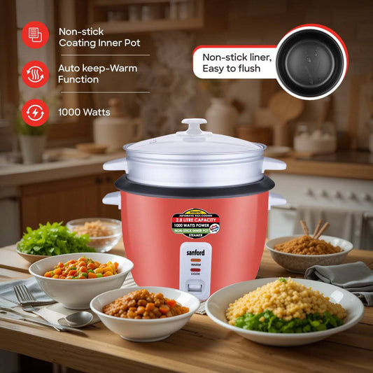 Sanford 2.8L Automatic Rice Cooker - SF2507RC