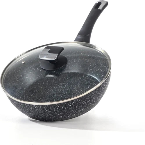 Shuaidebao 24CM Fry Pan with Lid