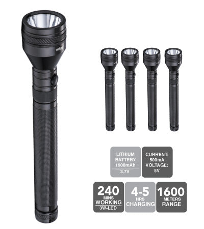 Sanford Rechargeable Search Light - SF6197SLC3SCX4