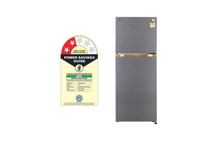 LG 225L Double Door Fridge - GLN252YDSY
