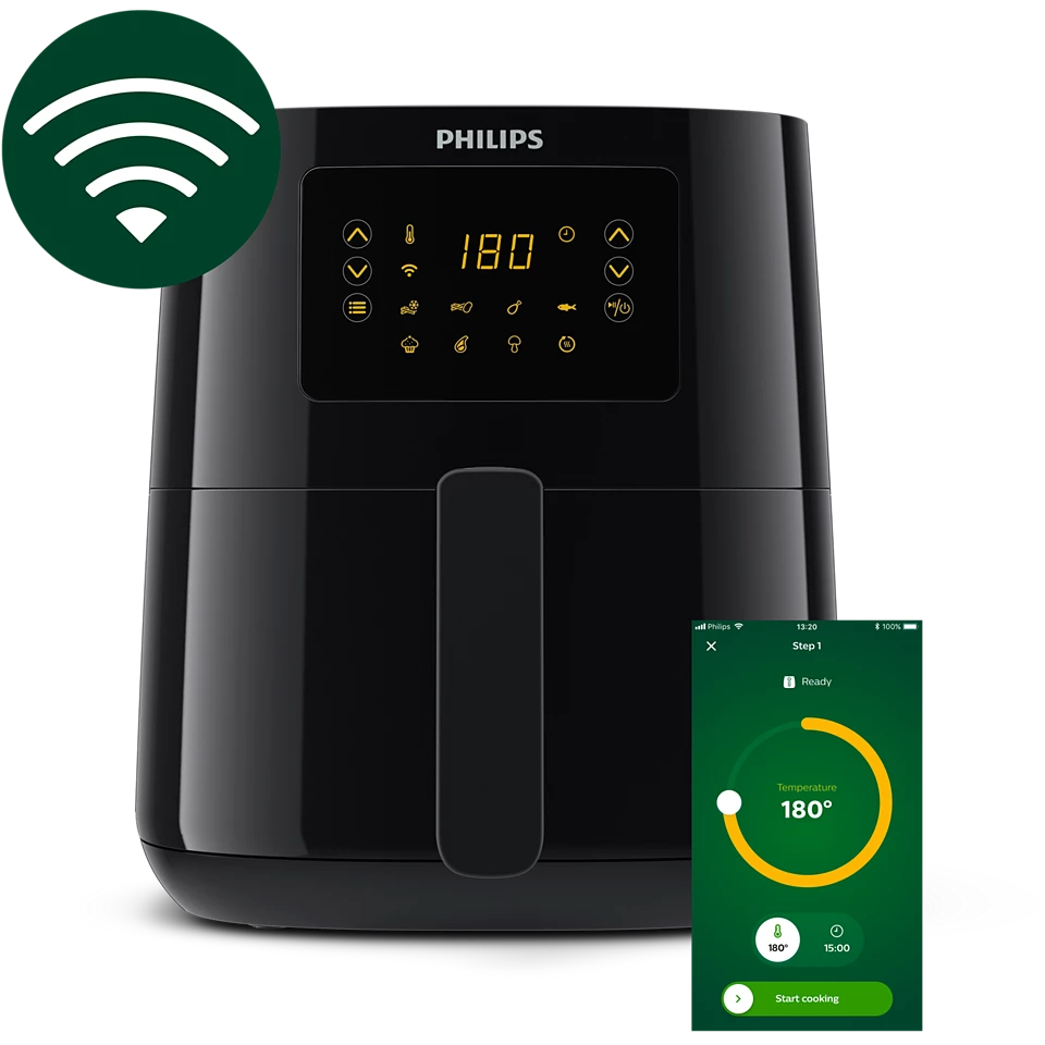 Philips Airfryer 4.1L 5000 Series Connected - HD9255/90